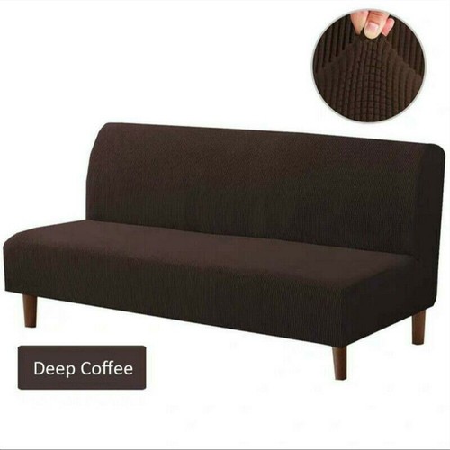Armless sofa bed cover - sofa,
